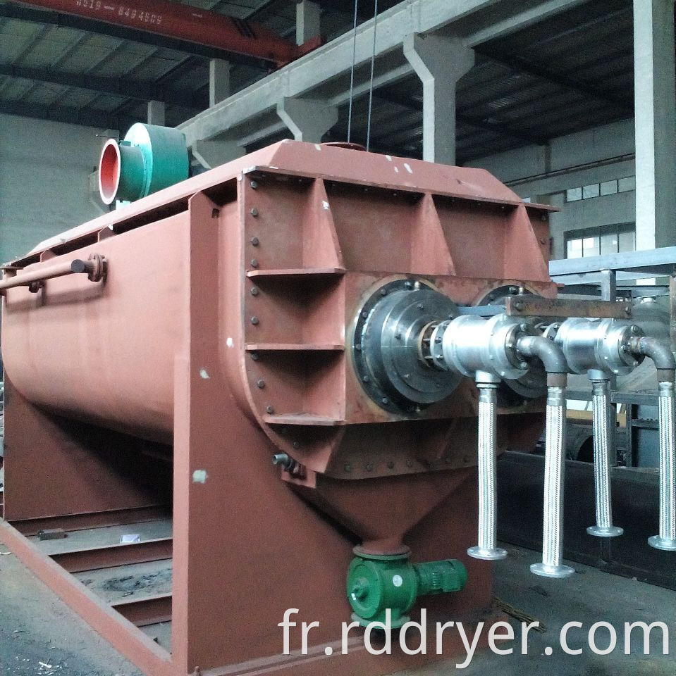 paddle dryer powder cooling machine